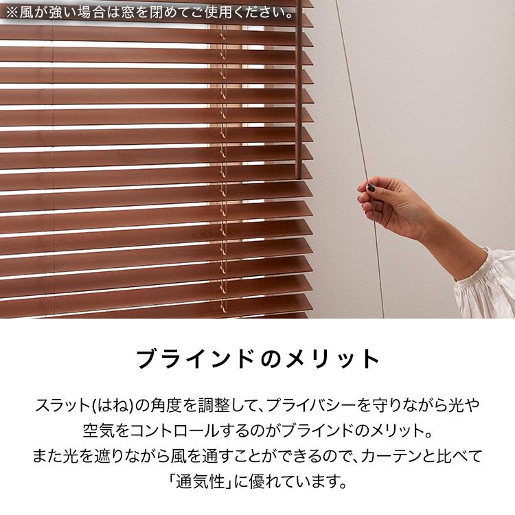 ブラインド ウッドブラインド 日本製 木製 目隠し めかくし 幅80 丈80