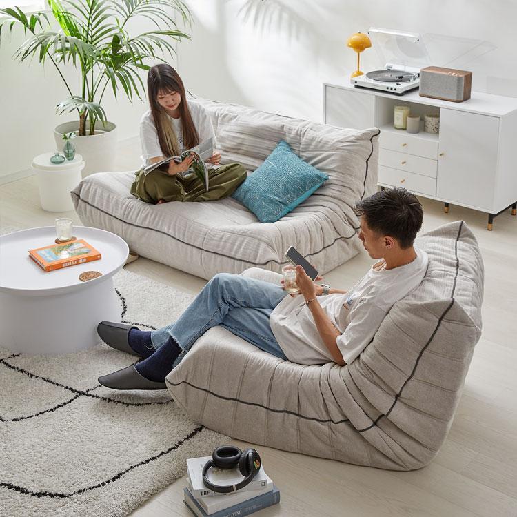 LOWYA ソファー ローソファー フロアソファー 一人掛けソファ