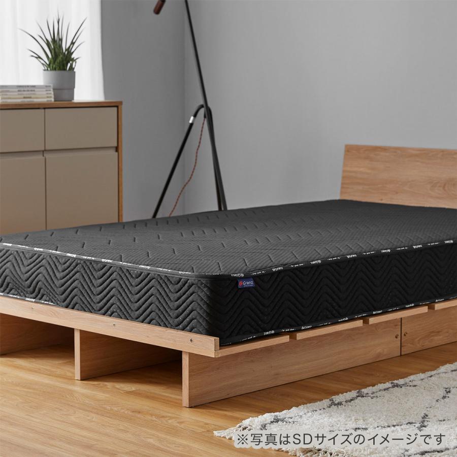ロースタイルモダンシングルベッド ブラック[8341] ベッド シングル レザー 組立設置無料 国産 ナポリ ブラック すのこ