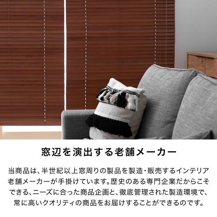 LOWYA（ロウヤ） ブラインド 幅60 ウッドブラインド 日本製 丈80 100