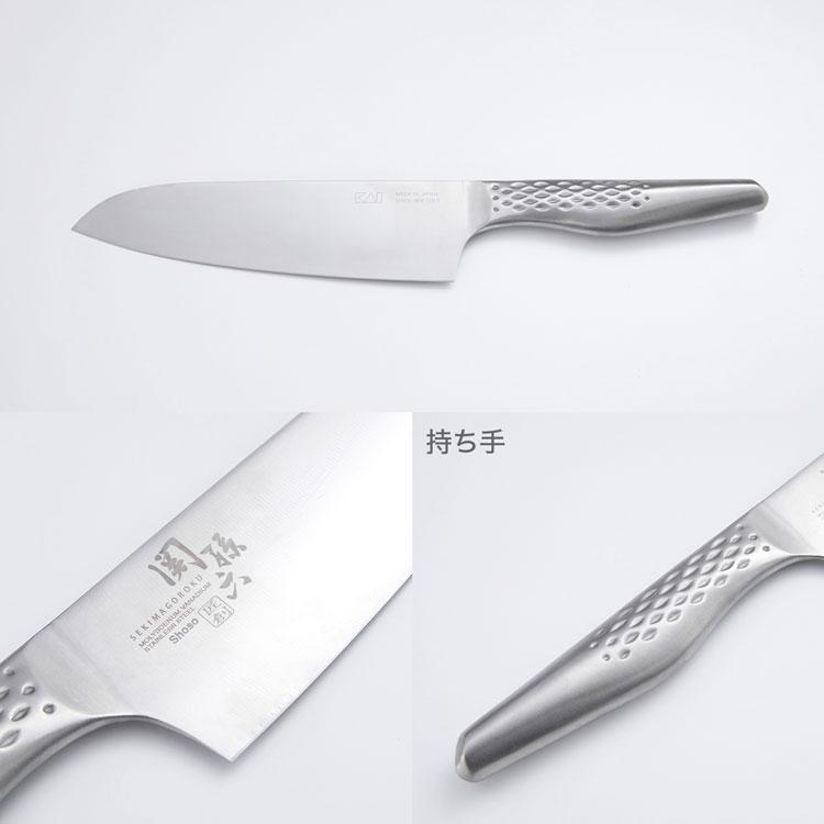 LOWYA（ロウヤ） 貝印 関孫六 匠創 三徳包丁 幅16.5cm オール