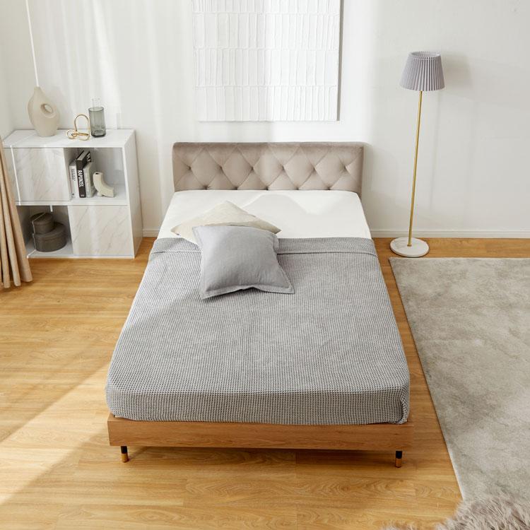 すのこベッド ベッド おしゃれ 高級感 ベッドフレーム セミダブル