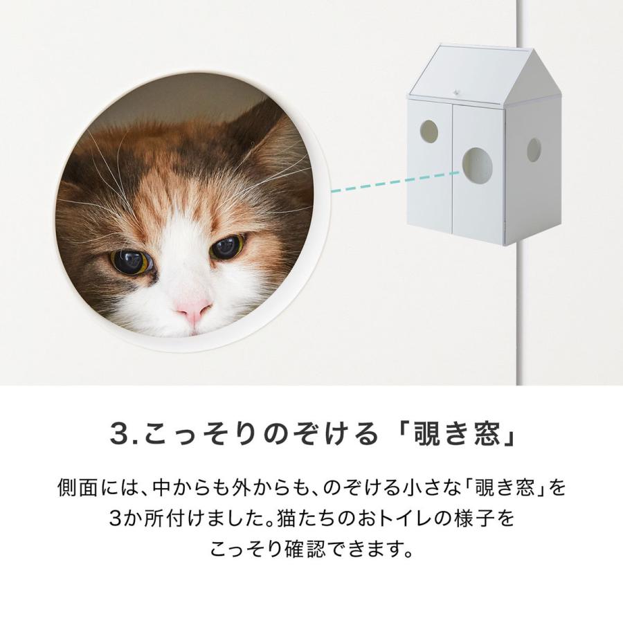 LOWYA（ロウヤ） 猫 ネコ ねこ トイレ収納 ネコトイレ収納 ペット用品