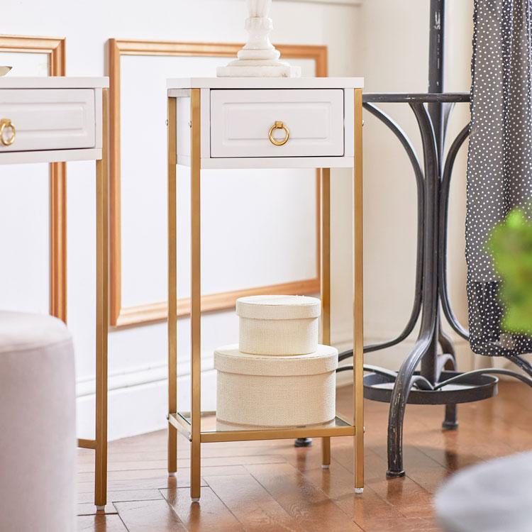 LOWYA（ロウヤ） サイドテーブル ナイトテーブル ソファーテーブル 幅