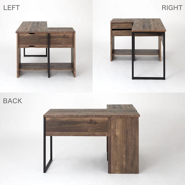 パソコンデスク L字 デスク コーナーデスク オフィスデスク 学習デスク