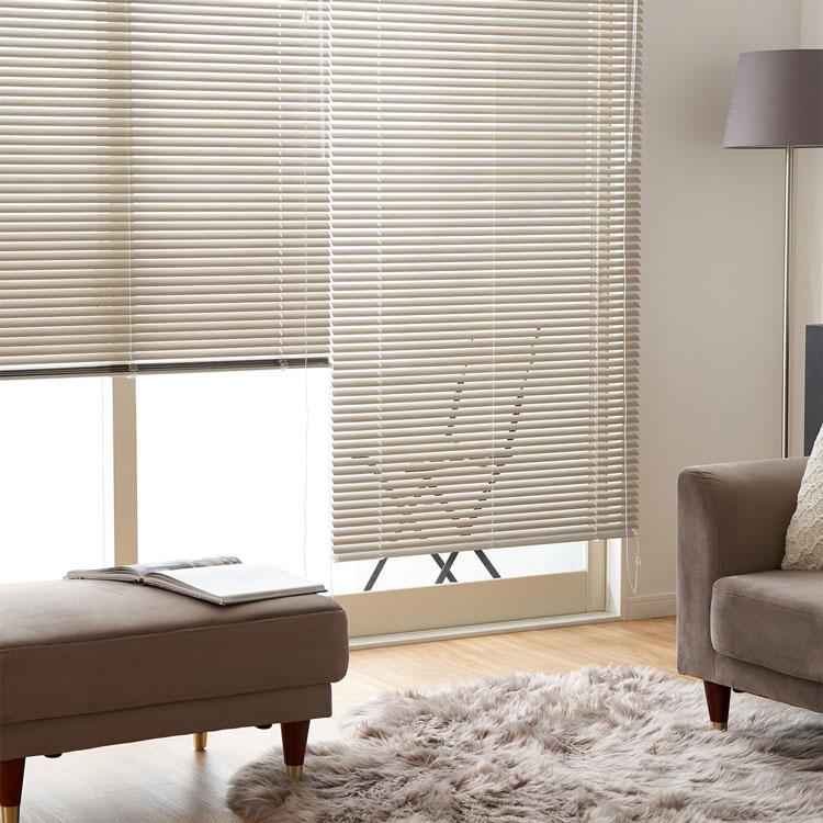 LOWYA（ロウヤ） ブラインド アルミ カーテン 遮光 木目調 木目柄 幅