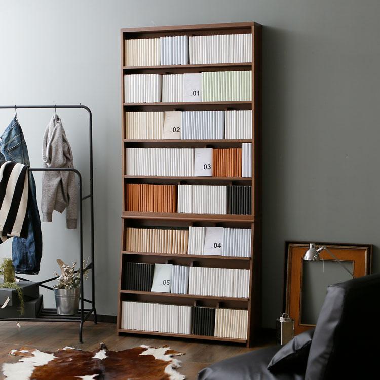 LOWYA 漫画 本棚 収納 90cm 漫画収納 上下セット マンガ収納 コミック