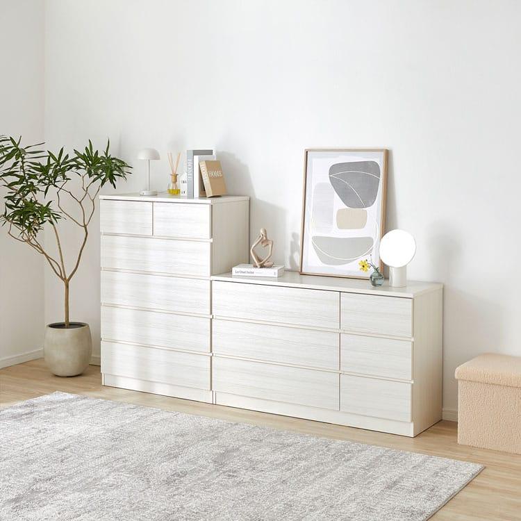 LOWYA 収納 おしゃれ チェスト 完成品 国産 日本製 ハイ ロー 5 LOWYA 収納 おしゃれ チェスト 完成品 国産 日本製 ハイ ロー 5