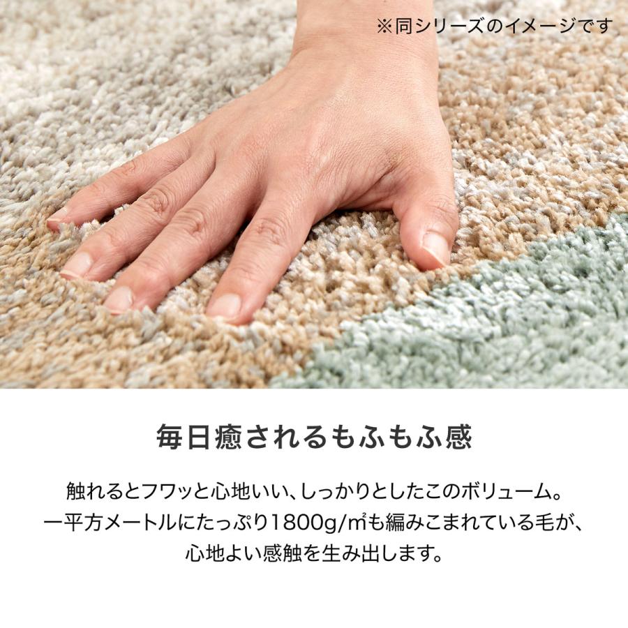 LOWYA（ロウヤ） ラグ ラグマット カーペット 秋 冬 厚手 おしゃれ