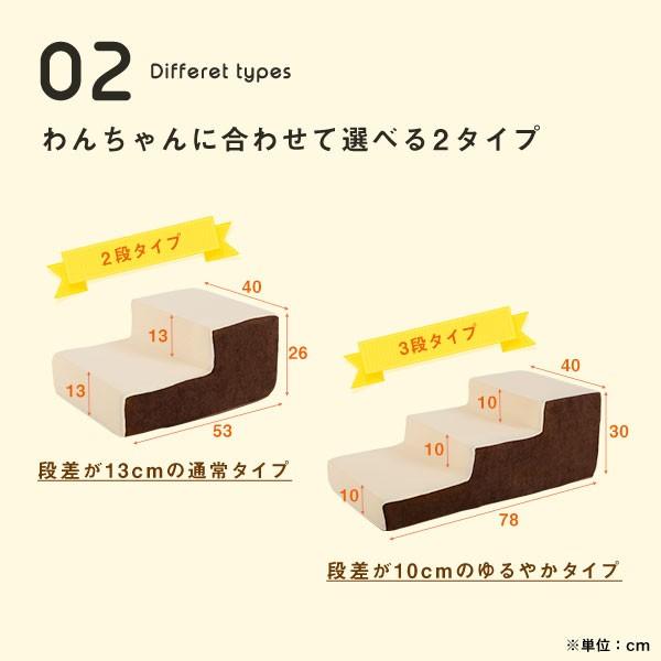 LOWYA（ロウヤ） ペット用品 犬 老犬 ペットステップ 3段 階段 小型犬