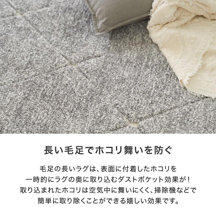 LOWYA（ロウヤ） ラグ Sサイズ アンダーラグセット おしゃれ 絨毯 敷き