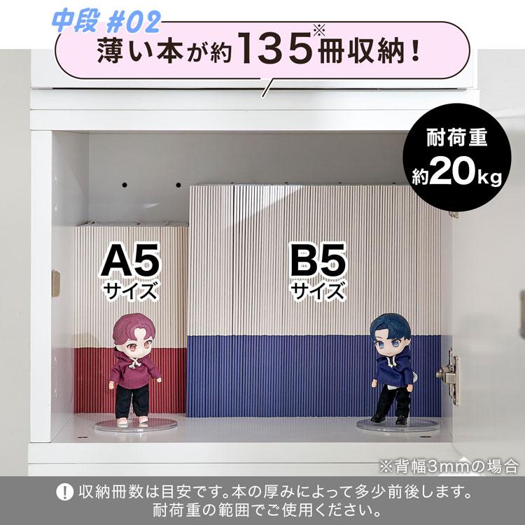LOWYA 推し活 収納 推し活グッズ 鍵付き 本棚 同人誌 グッズ収納 LOWYA 推し活 収納 推し活グッズ 鍵付き 本棚 同人誌 グッズ収納