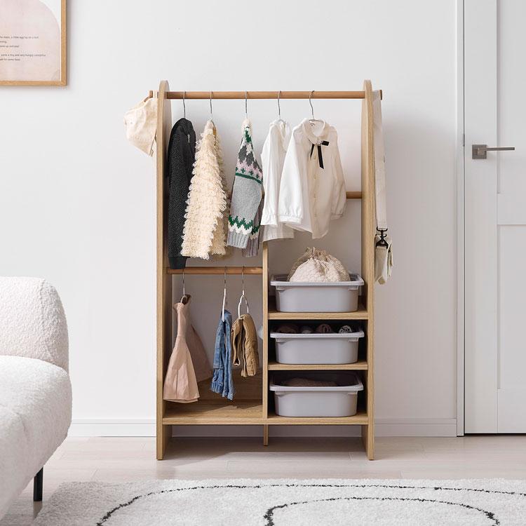 LOWYA（ロウヤ） ハンガーラック ランドセルラック 収納 キッズ収納