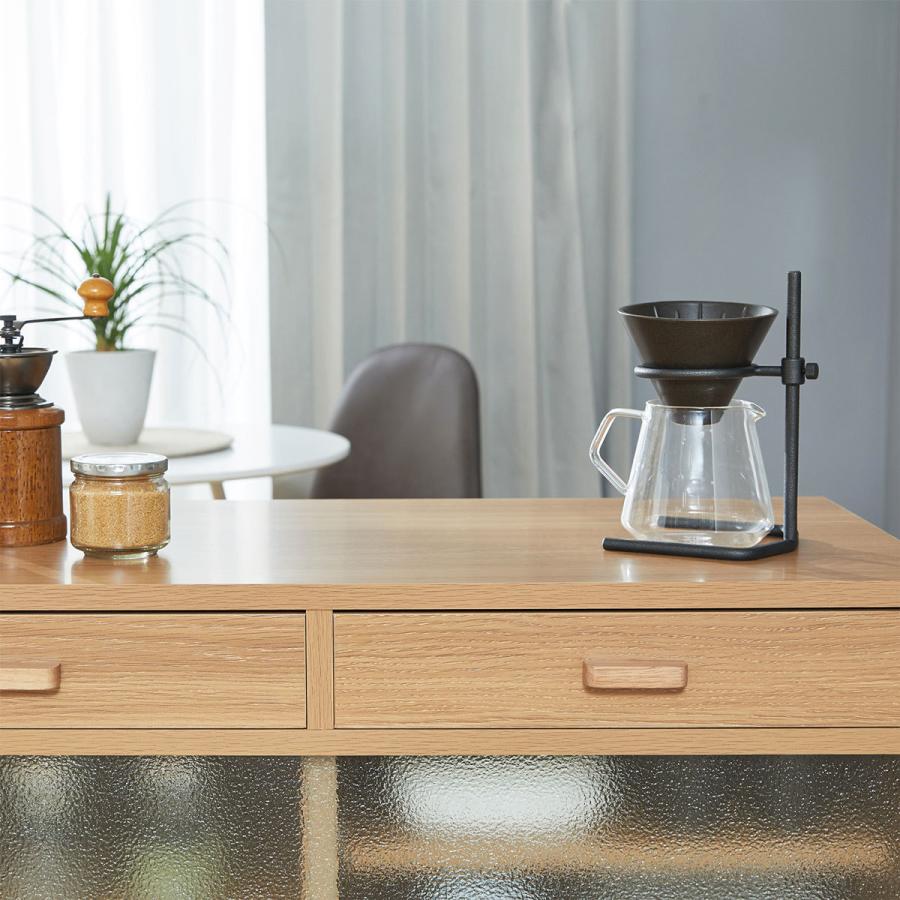 LOWYA（ロウヤ） キッチンカウンター 食器棚 ロータイプ キッチン収納