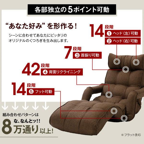 LOWYA ロウヤ 肘掛け付きロング座椅子 Amazon｜LOWYA ロウヤ 座椅子 肘掛け付き 長座椅子 14段階