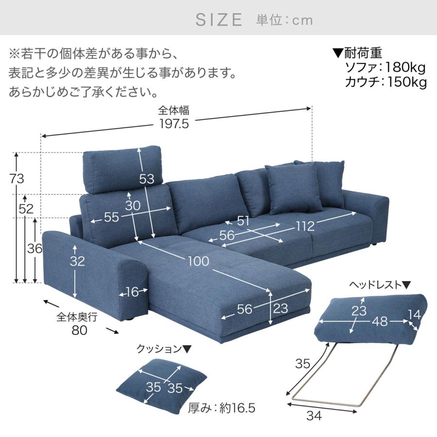 LOWYA（ロウヤ） ソファー ソファ 3人掛け ローソファ フロアソファ