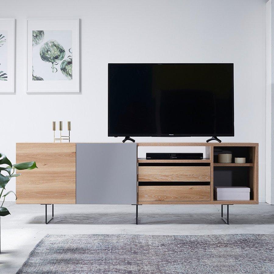 LOWYA テレビ台 おしゃれ 180cm AVラック 収納 ハイタイプ 木製