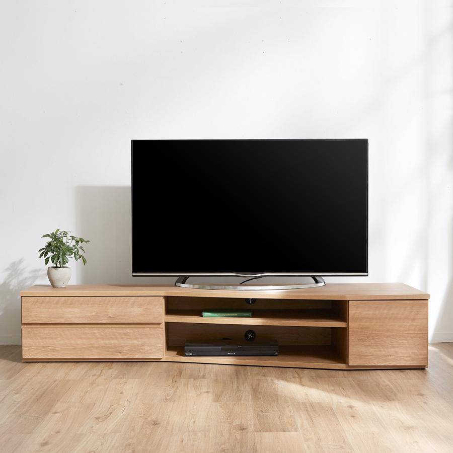 テレビ台 ローボード おしゃれ 180cm 50インチ対応 テレビボード コーナー 収納 引き出し 国産 木製 日本製 ロウヤ LOWYA