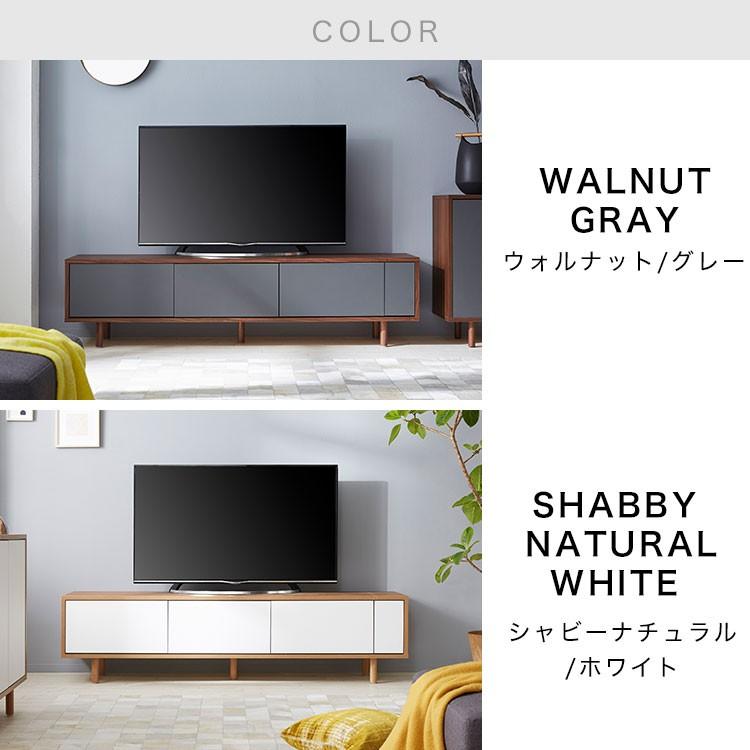 [新品25%off] Lowya デロンテ TVボード 180cm ウォルナット LOWYA テレビボード180cm ウォルナット/グレー