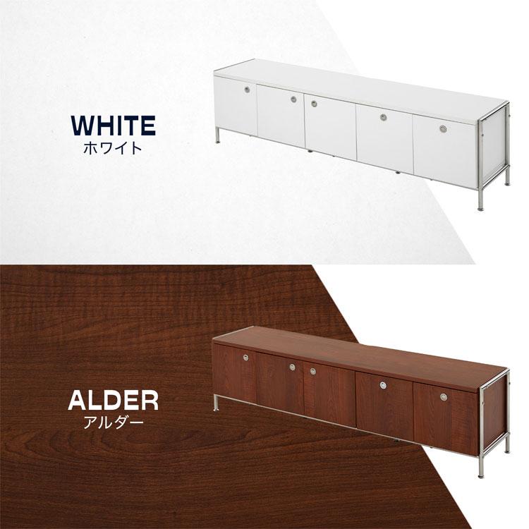 LOWYA ロウヤ ステンレステレビボード 幅180] 日本製 ローテレビ台 ステンレス天板 コードリール | 【公式