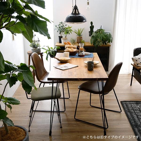 ダイニングテーブル 140 無垢 無垢材 高さ75cm ヴィンテージ風