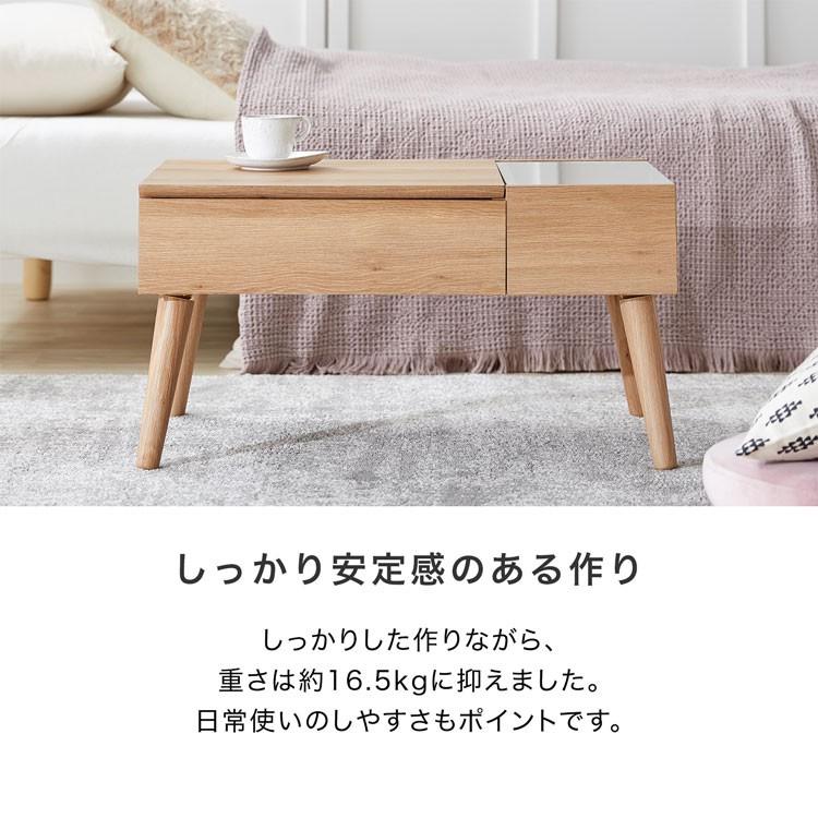 LOWYA（ロウヤ） 化粧台 ドレッサー テーブル 収納 ミラー コンパクト