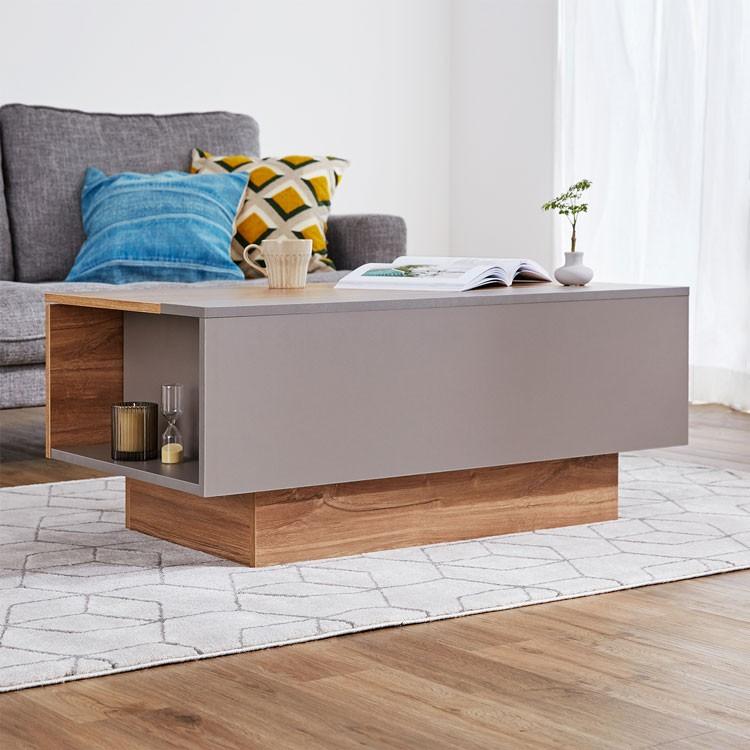 センターテーブル 木製 おしゃれ 引き出し 収納 北欧風 ローテーブル