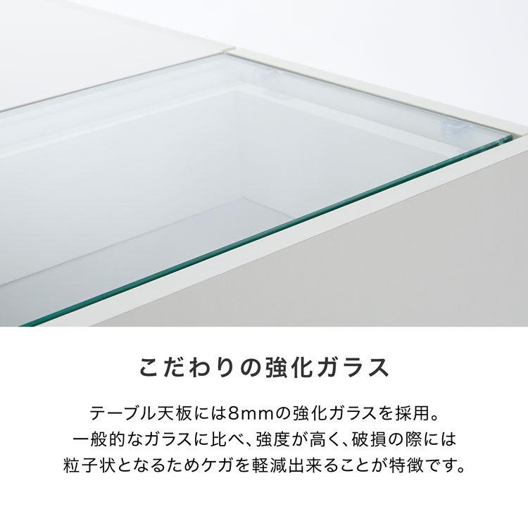 LOWYA テーブル ローテーブル ガラステーブル ガラス 引き出し LOWYA テーブル ローテーブル ガラステーブル ガラス 引き出し