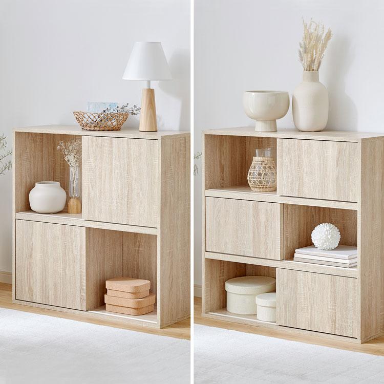 LOWYA ロウヤ キャビネット 収納 棚 カラーボックス ラック シェルフ LOWYA 収納棚 おしゃれ カラーボックス 扉付き キャビネット