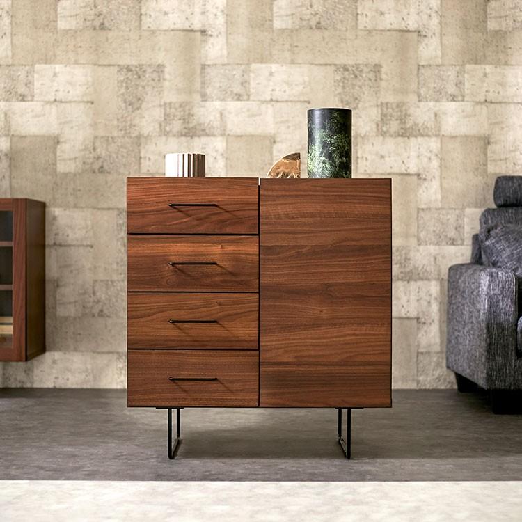 美品愛染蔵桐リビングチェストサイドボードキャビネットリビングボード