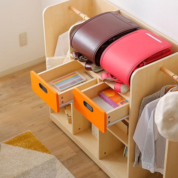 ロウヤ　LOWYA　ランドセルラック ハンガーラック ワードローブ 木製 子供部屋 キッズ LOWYA（ロウヤ） ランドセルラック おしゃれ ランドセル収納 ハンガー