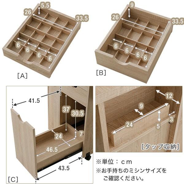 ミシン台 折りたたみ 作業台 裁縫 コンパクト おしゃれ ナチュラル テーブル デスク コンパクト ミシンデスク パターン台 ロウヤ LOWYA｜low-ya｜03