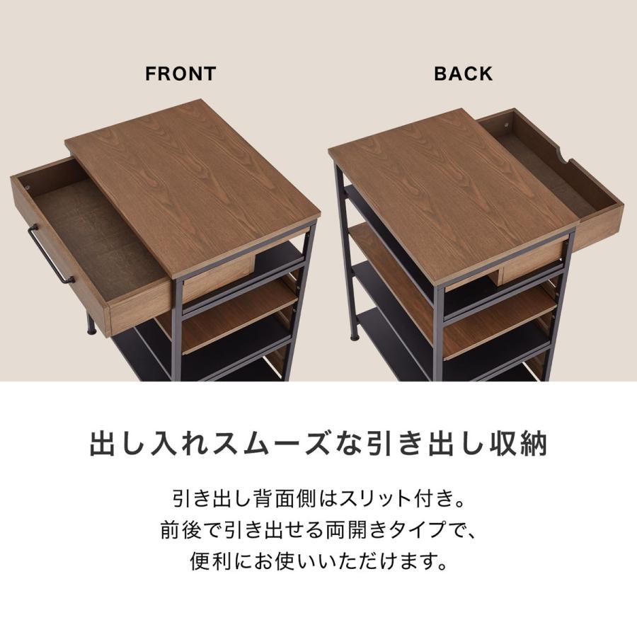 LOWYA（ロウヤ） キッチンカウンター キッチンラック キッチンワゴン