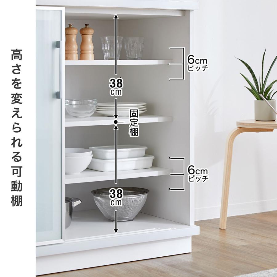 LOWYA 食器棚 引き戸 完成品 大川家具 組み立て不要 幅120 LOWYA 食器棚 引き戸 完成品 大川家具 組み立て不要 幅120