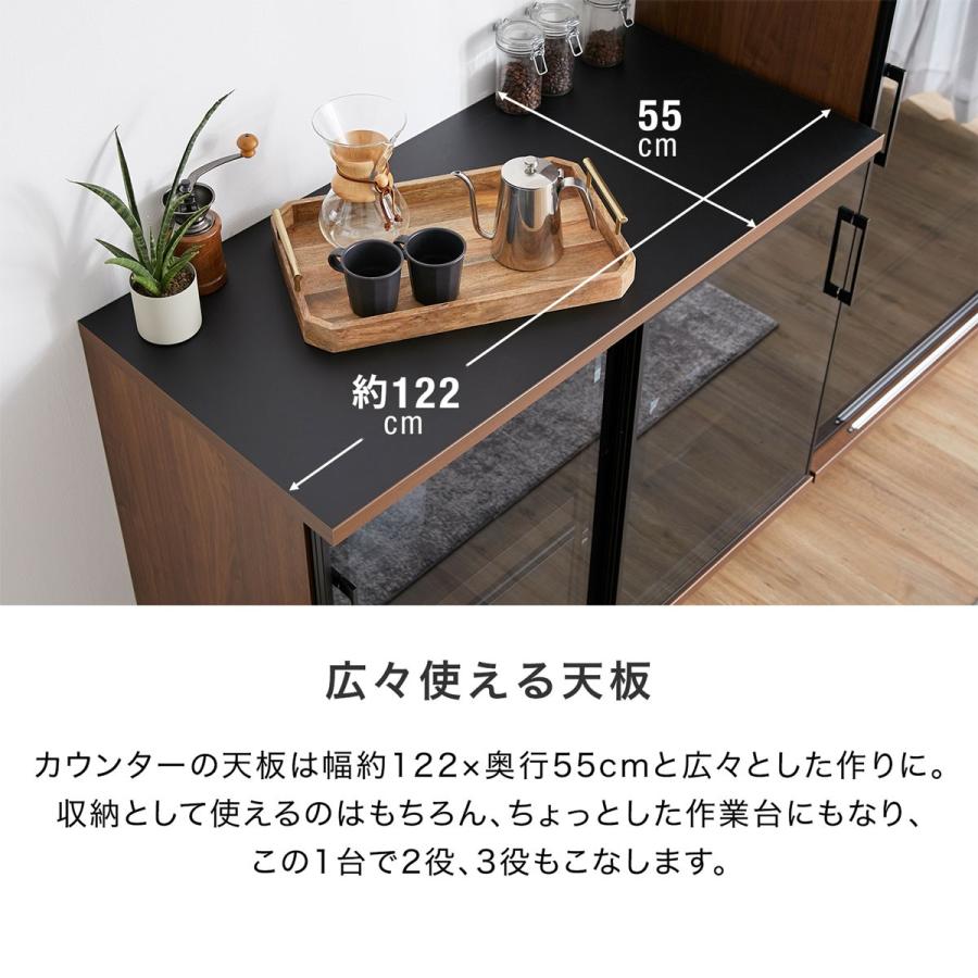 LOWYA 食器棚 引き戸 完成品 大川家具 組み立て不要 幅120 LOWYA 食器棚 引き戸 完成品 大川家具 組み立て不要 幅120