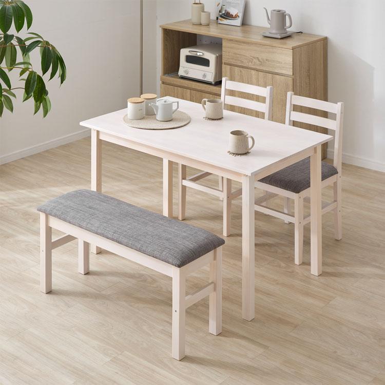 ラスカル 　ｌ51　パイン材 ベンチダイニング ４点セット l51 パイン材 ベンチダイニング 4点セット