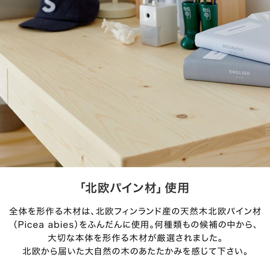 LOWYA（ロウヤ） デスク 学習机 3点セット 勉強机 学習デスク 収納 棚