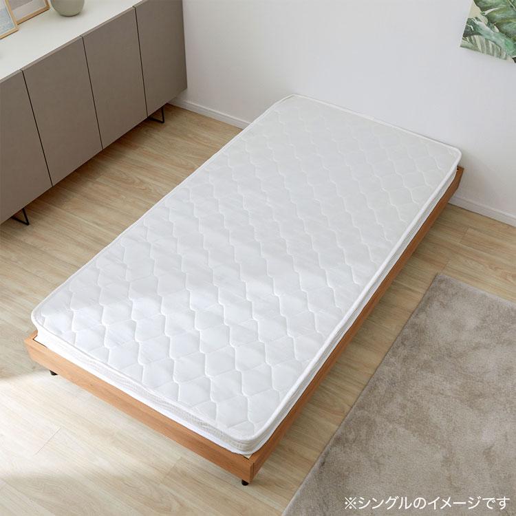 LOWYA マットレス 厚さ15.5cm シングル スプリング コイル