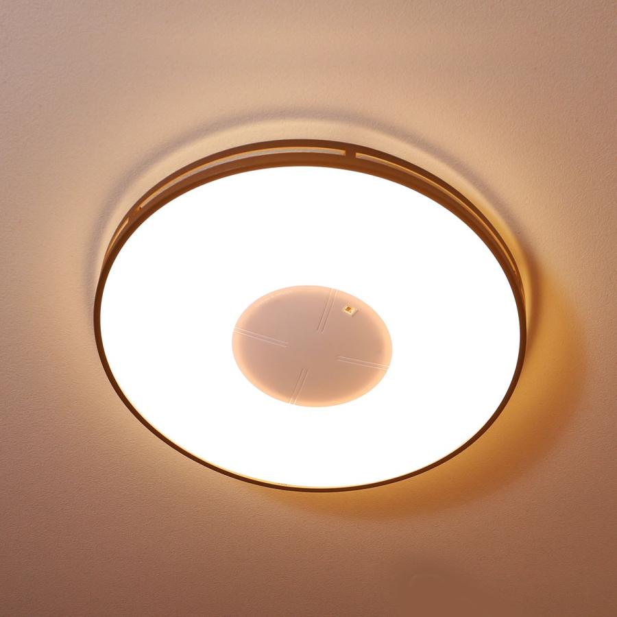 照明器具 シーリングライト Led 12畳 照明 調色 リモコン付き 木製フレーム セット 丸型 調光 おしゃれ リビング ロウヤ Lowya Lowya Paypayモール店 通販 Paypayモール