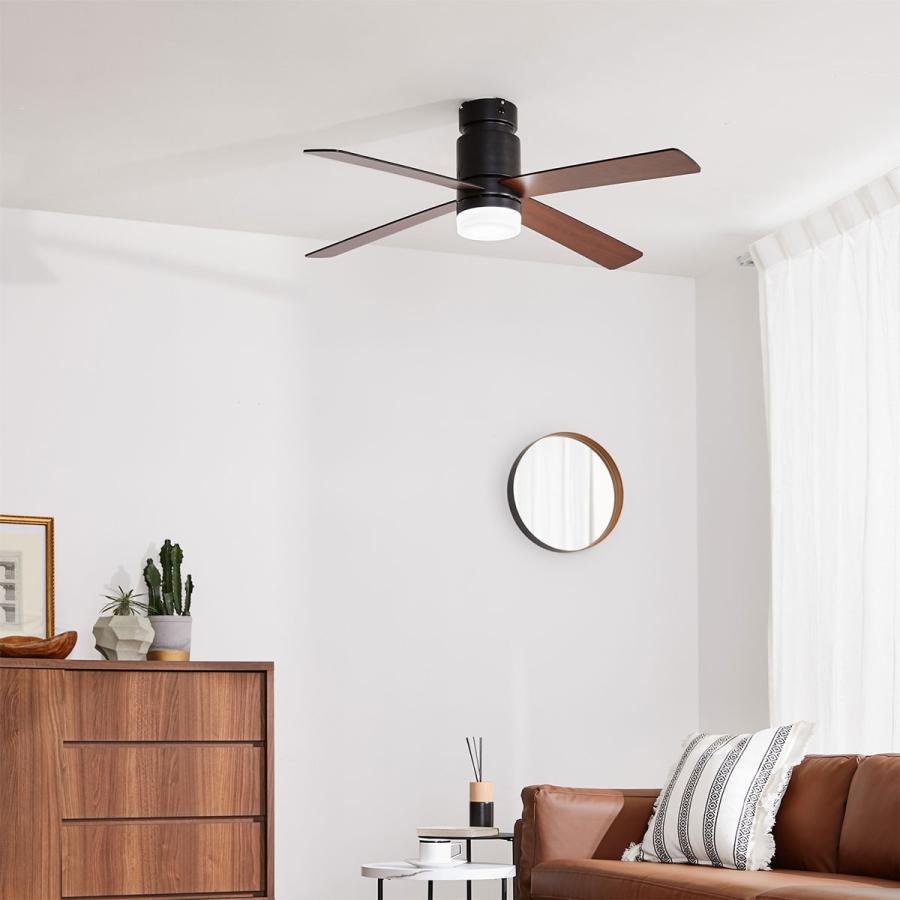 シーリングファンライト Led Dcモーター 照明 リバーシブル 天井照明 照明器具 リモコン付き リビング おしゃれ ロウヤ Lowya Lowya Paypayモール店 通販 Paypayモール