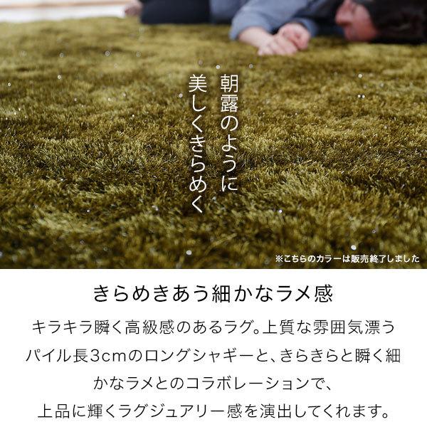 LOWYA（ロウヤ） ラグ ラグマット カーペット 厚手 滑り止め付 秋 冬 