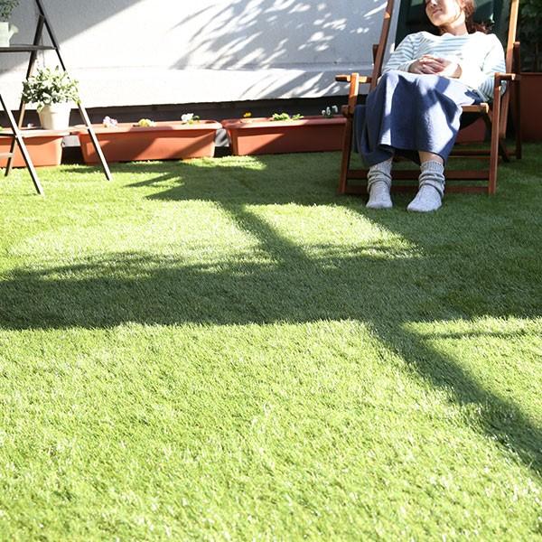 LOWYA（ロウヤ） 人工芝 ロール 2m×10m 芝生 リアル ベランダ マット
