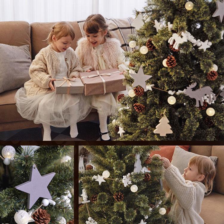 LOWYA クリスマスツリー 150cm オーナメント付き ツリー 北欧風 LOWYA クリスマスツリー 150cm オーナメント付き ツリー 北欧風
