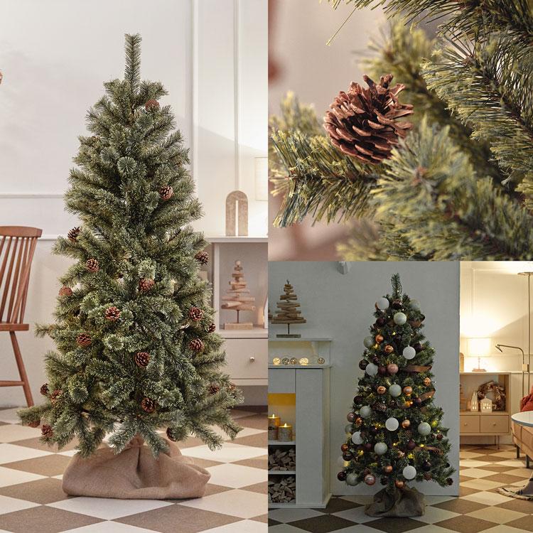 LOWYA クリスマスツリー オーナメント セット 150cm おしゃれ