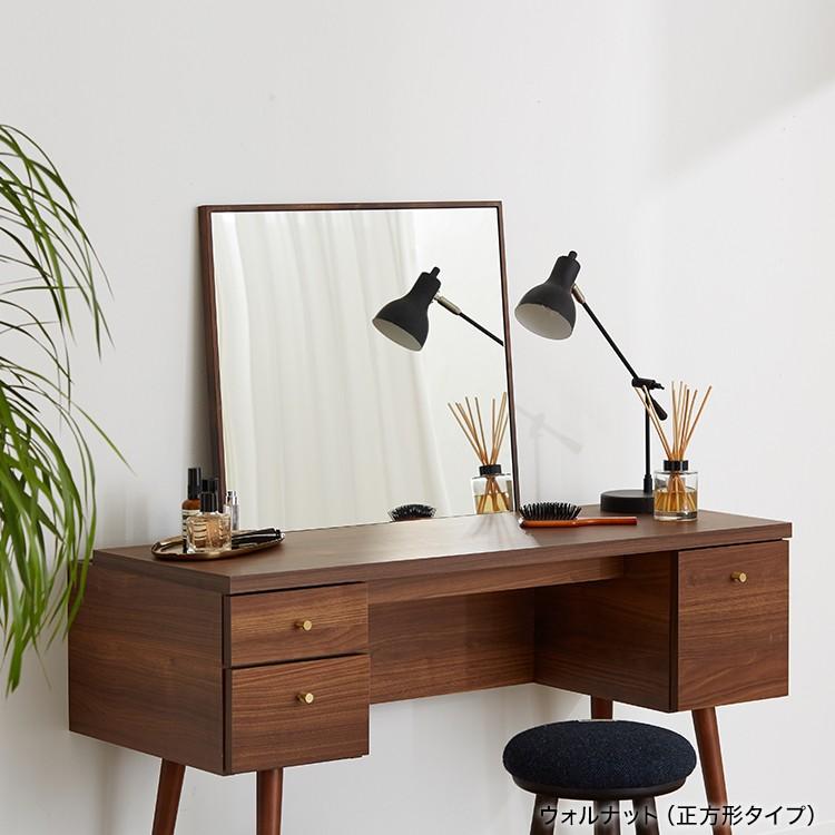 LOWYA 鏡 ミラー 正方形 60×60 ドレッサー 化粧台 メイク LOWYA 鏡 ミラー 正方形 60×60 ドレッサー 化粧台 メイク