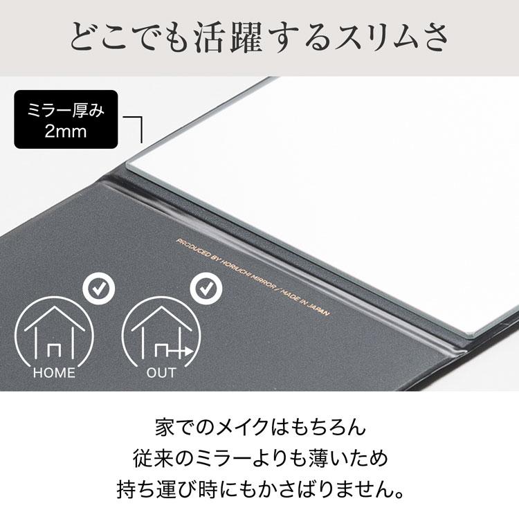 LOWYA（ロウヤ） 折りたたみミラー Sサイズ カードポケット付き