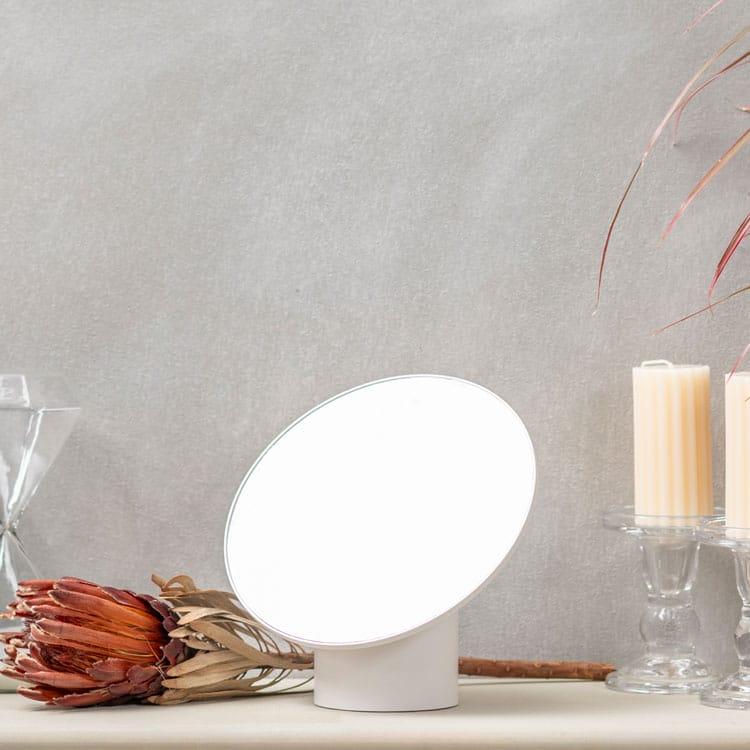 LOWYA（ロウヤ） 卓上ミラー 卓上鏡 ミラー 鏡 スタンドミラー 卓上