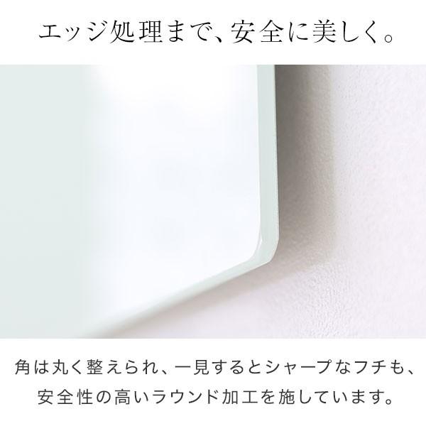 LOWYA（ロウヤ） ホワイトボード 壁掛けタイプ ガラス製 ウォール 壁面 