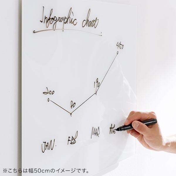 LOWYA ガラスボード 壁掛けタイプ ホワイト ガラス製 壁面