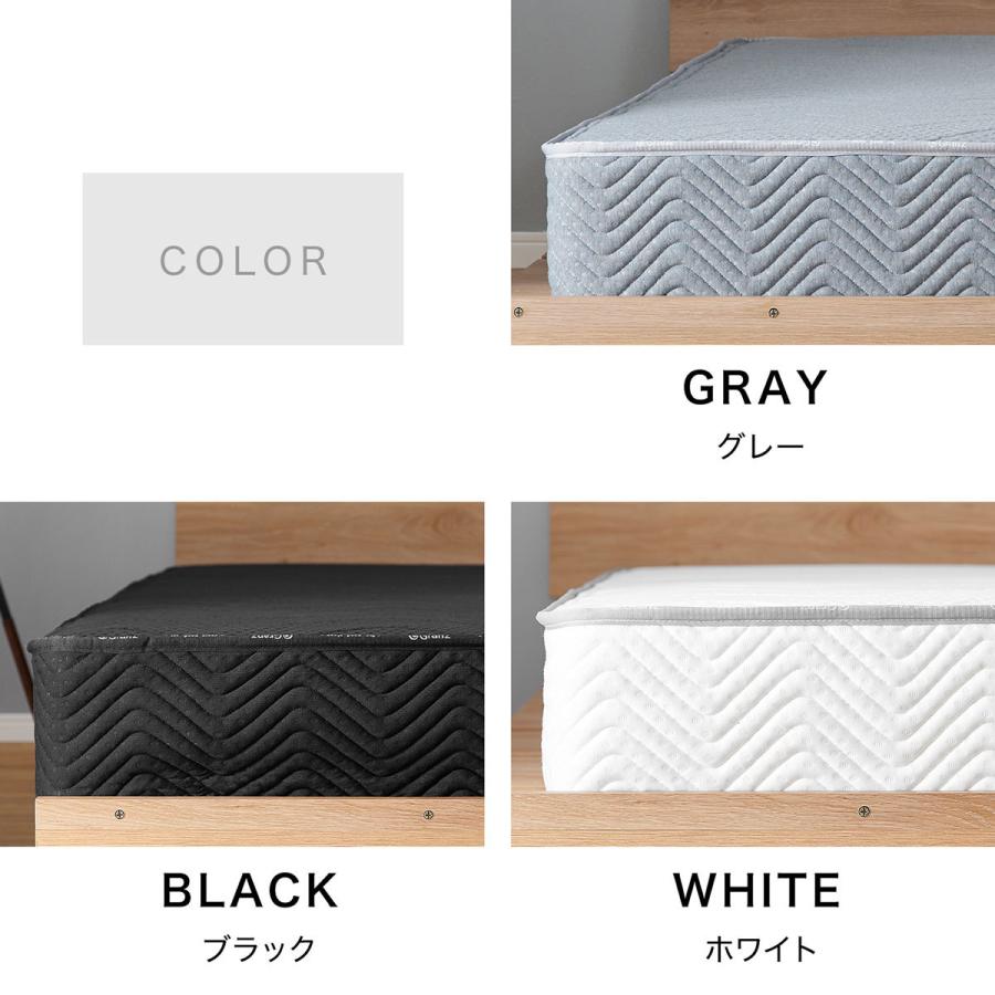 LOWYA（ロウヤ） マットレス セミダブル ベッド ポケットコイル 18cm